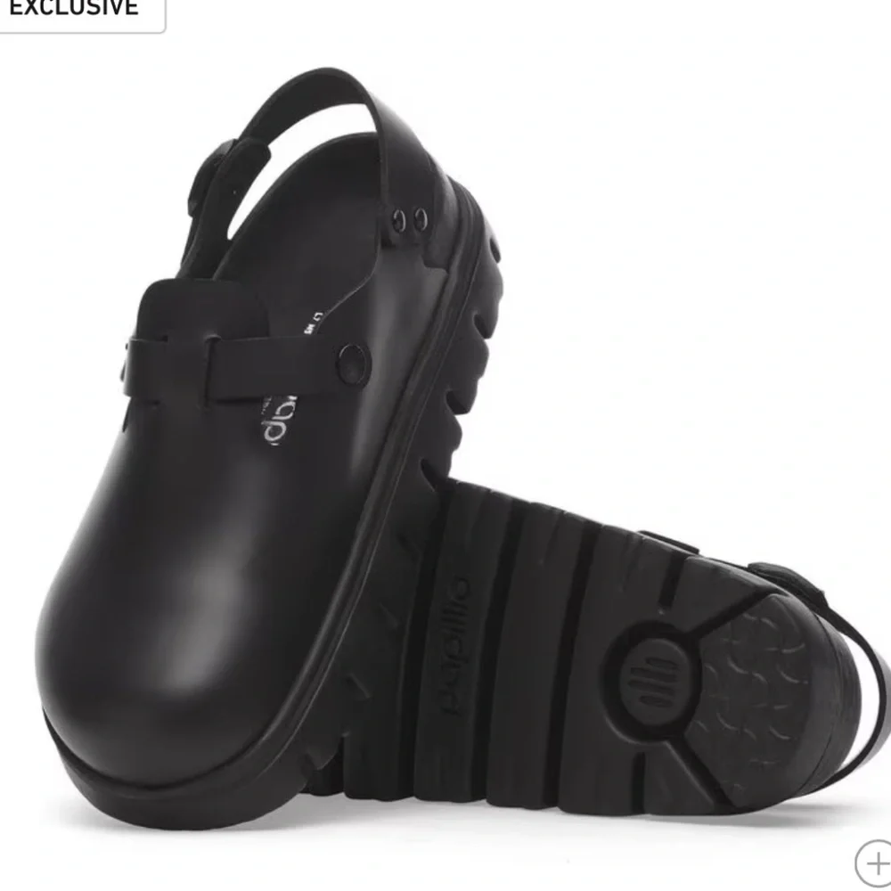 Birkenstock Tokio Papillio Chunky Leather - Black - Picture 4 of 16